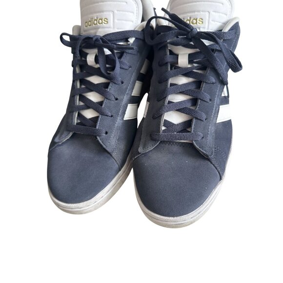 ADIDAS Men’s Blue White Suede Sneakers Size 13 - Picture 5 of 9
